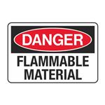 Danger Flammable Material Decal